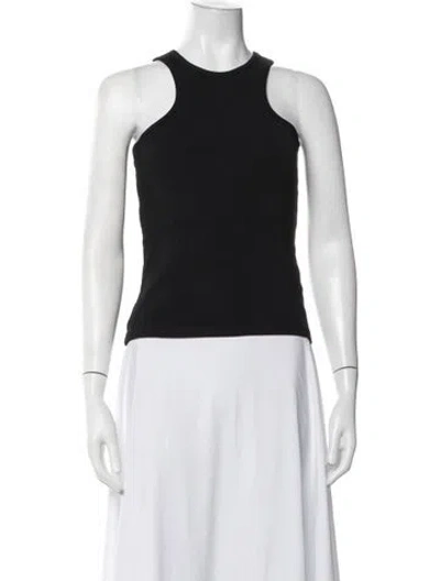 Pre-owned Goldsign Crew Neck Sleeveless Top In Black