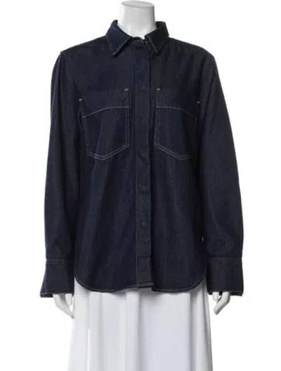 Pre-owned Goldsign Denim Jacket In Blue