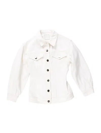 Pre-owned Goldsign Denim Jacket In White