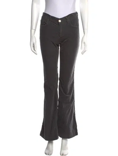 Pre-owned Goldsign Flared Pants In Black