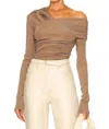 Goldsign Fonteyne Bodysuit In Tan