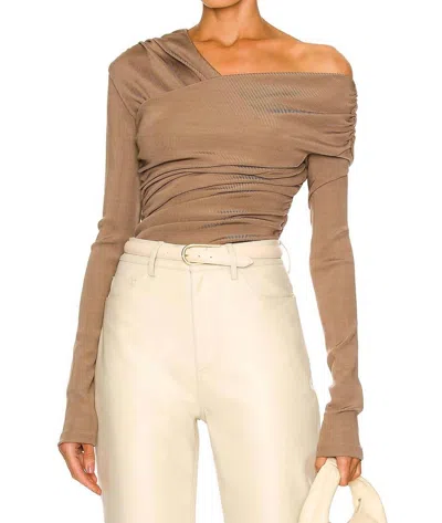 Goldsign Fonteyne Bodysuit In Tan