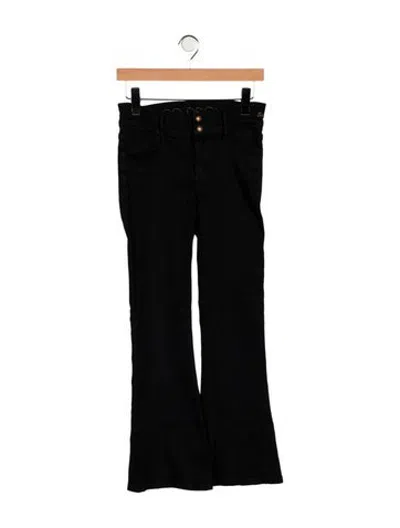 Pre-owned Goldsign High-rise Flared Jeans In Black