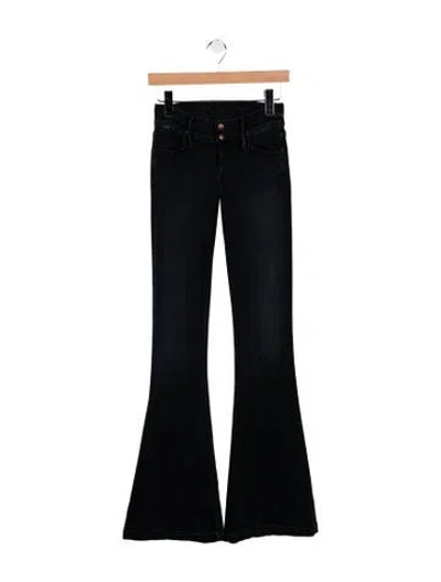 Pre-owned Goldsign High-rise Flared Jeans In Blue