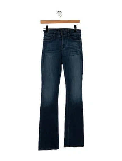 Pre-owned Goldsign High-rise Flared Jeans In Blue