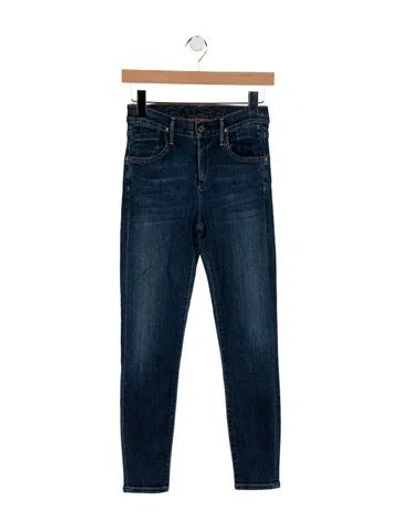 Pre-owned Goldsign High-rise Skinny Leg Jeans In Blue
