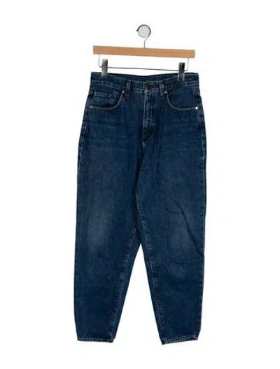 Pre-owned Goldsign High-rise Skinny Leg Jeans In Blue