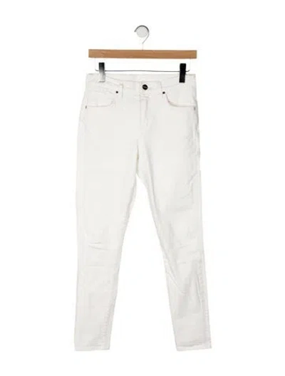 Pre-owned Goldsign High-rise Skinny Leg Jeans In Neutral