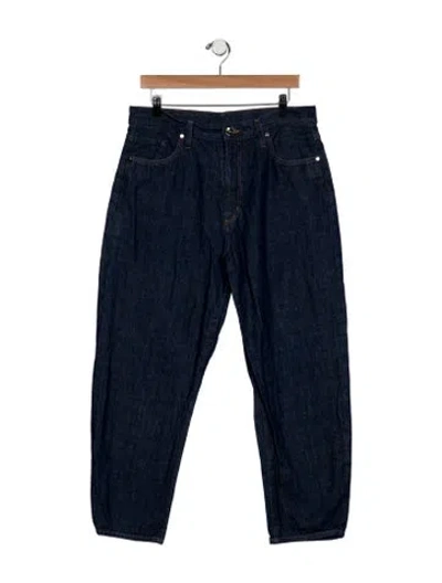 Pre-owned Goldsign High-rise Straight Leg Jeans In Blue