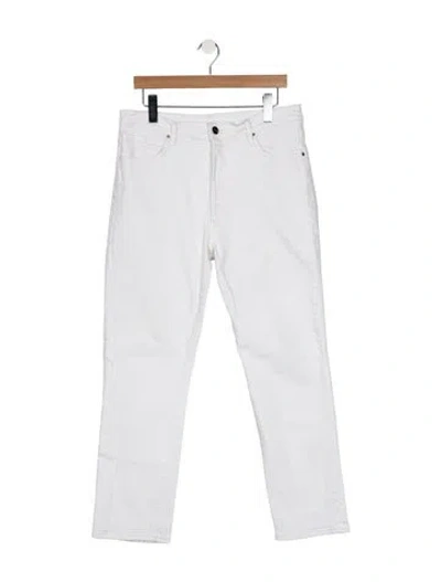 Pre-owned Goldsign High-rise Straight Leg Jeans In Blue