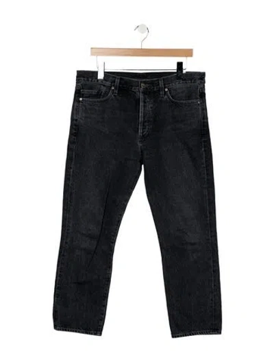 Pre-owned Goldsign High-rise Straight Leg Jeans In Blue