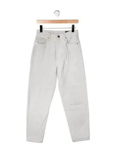 Pre-owned Goldsign High-rise Straight Leg Jeans In Green