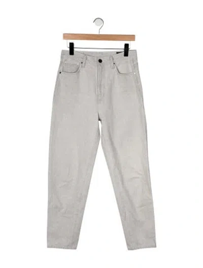 Pre-owned Goldsign High-rise Straight Leg Jeans In Green