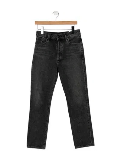 Pre-owned Goldsign High-rise Straight Leg Jeans In Multicolor