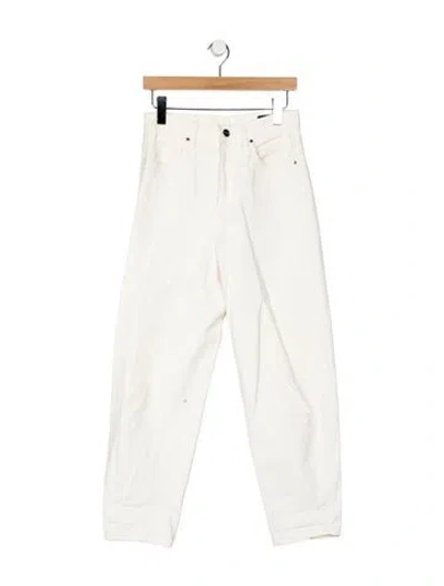 Pre-owned Goldsign High-rise Straight Leg Jeans In Neutral