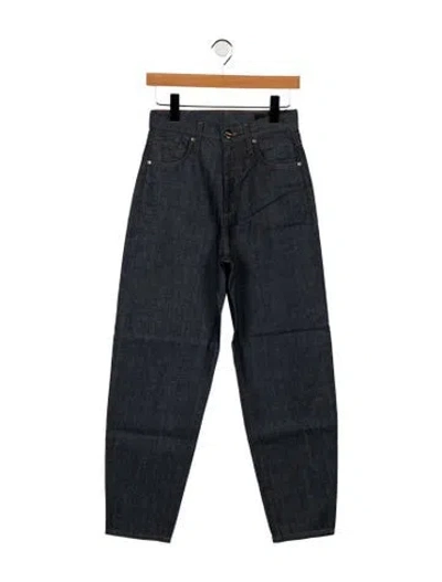 Pre-owned Goldsign High-rise Straight Leg Jeans W/ Tags In Blue