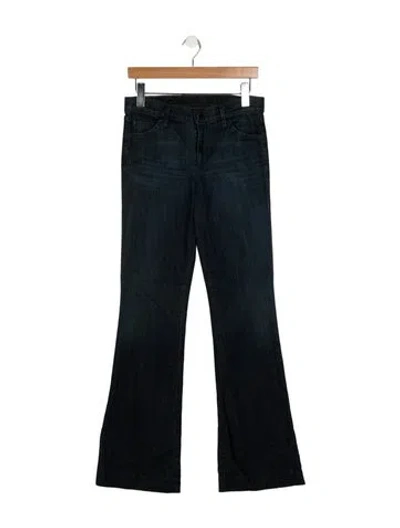 Pre-owned Goldsign High-rise Wide Leg Jeans In Blue