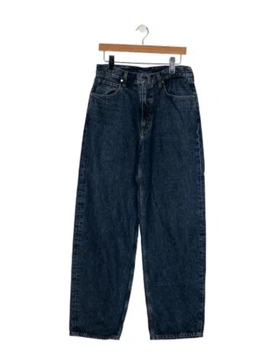 Pre-owned Goldsign High-rise Wide Leg Jeans In Blue