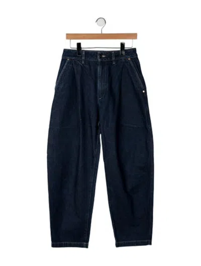 Pre-owned Goldsign High-rise Wide Leg Jeans In Blue