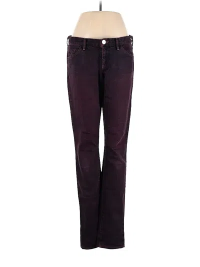 Pre-owned Goldsign Jeans In Burgundy
