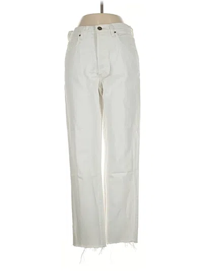Pre-owned Goldsign Jeans In Ivory