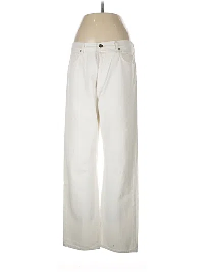 Pre-owned Goldsign Jeans In White