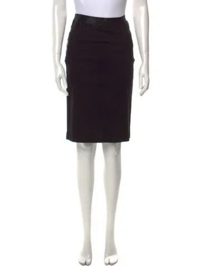 Pre-owned Goldsign Knee-length Skirt In Black
