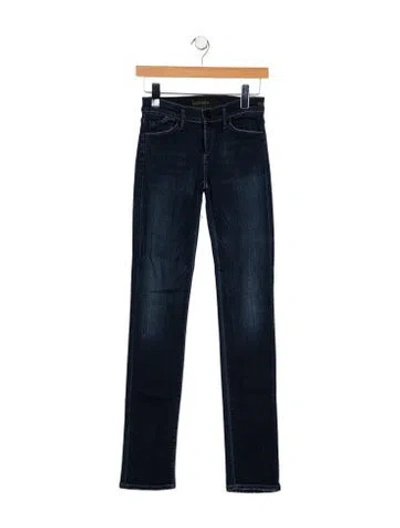 Pre-owned Goldsign Low-rise Skinny Leg Jeans In Blue