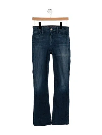 Pre-owned Goldsign Low-rise Straight Leg Jeans In Blue