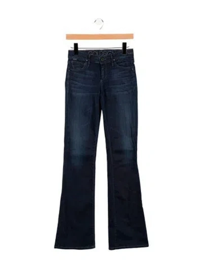 Pre-owned Goldsign Low-rise Straight Leg Jeans In Blue