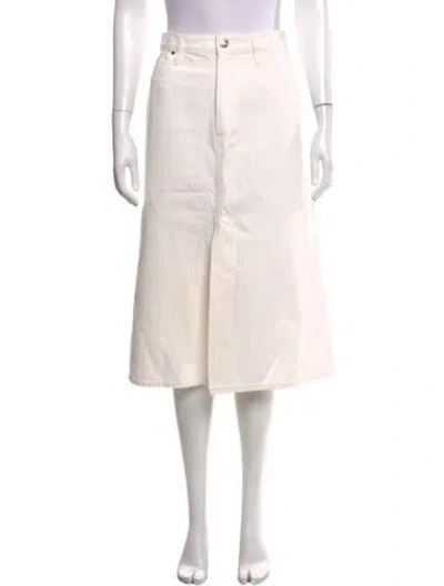 Pre-owned Goldsign Midi Length Skirt In Neutrals