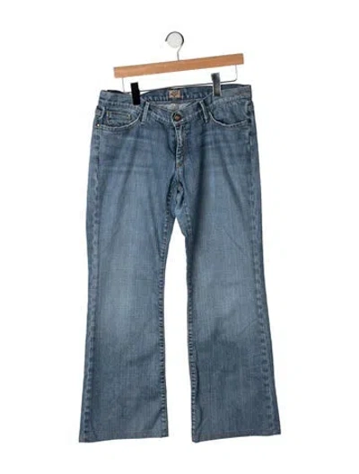 Pre-owned Goldsign Mid-rise Flared Jeans In Blue