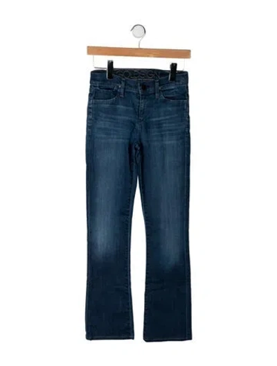 Pre-owned Goldsign Mid-rise Flared Jeans In Blue