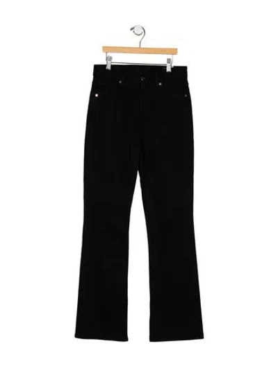 Pre-owned Goldsign Mid-rise Flared Jeans W/ Tags In Black