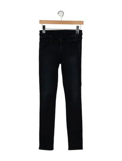 Pre-owned Goldsign Mid-rise Skinny Leg Jeans In Black