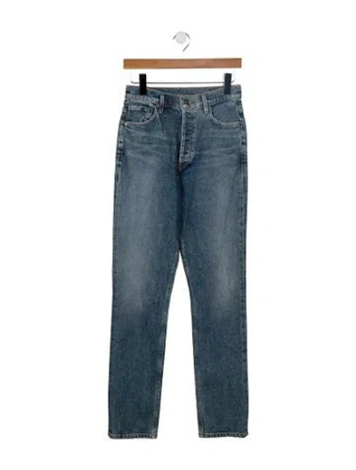 Pre-owned Goldsign Mid-rise Skinny Leg Jeans In Black