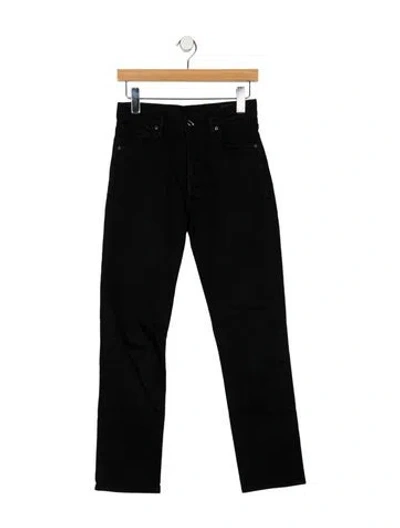 Pre-owned Goldsign Mid-rise Skinny Leg Jeans In Black