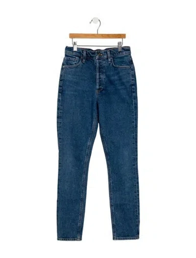 Pre-owned Goldsign Mid-rise Skinny Leg Jeans In Blue