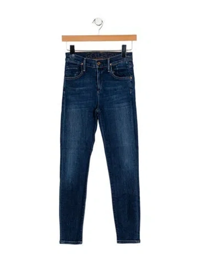 Pre-owned Goldsign Mid-rise Skinny Leg Jeans In Blue