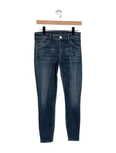 Pre-owned Goldsign Mid-rise Skinny Leg Jeans In Blue