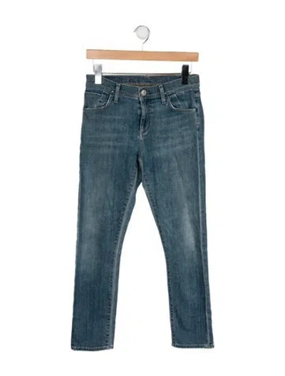 Pre-owned Goldsign Mid-rise Skinny Leg Jeans In Blue