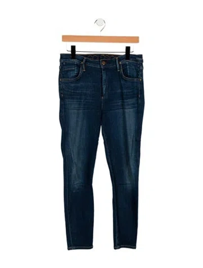 Pre-owned Goldsign Mid-rise Skinny Leg Jeans In Blue