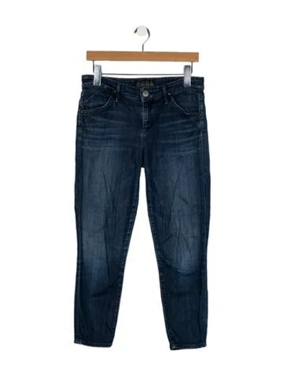 Pre-owned Goldsign Mid-rise Skinny Leg Jeans In Blue