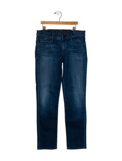 Pre-owned Goldsign Mid-rise Skinny Leg Jeans In Blue
