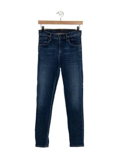 Pre-owned Goldsign Mid-rise Skinny Leg Jeans In Blue