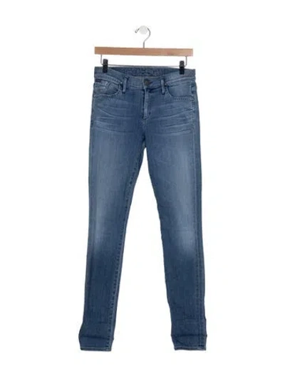 Pre-owned Goldsign Mid-rise Skinny Leg Jeans In Blue