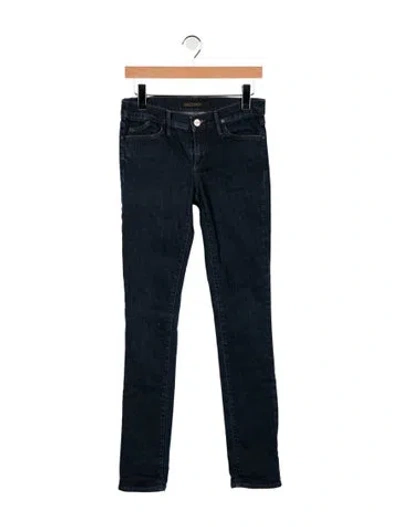Pre-owned Goldsign Mid-rise Skinny Leg Jeans In Blue