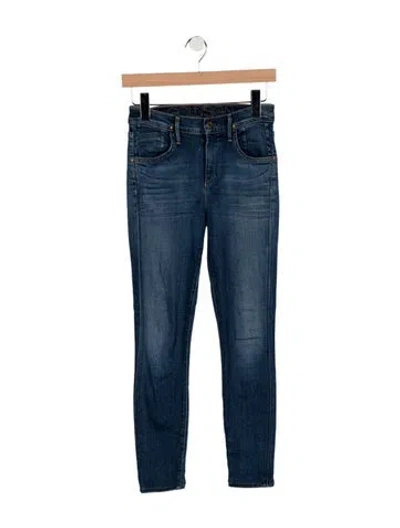 Pre-owned Goldsign Mid-rise Skinny Leg Jeans In Blue