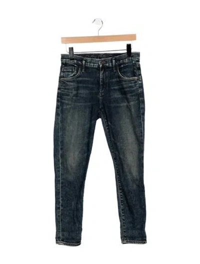 Pre-owned Goldsign Mid-rise Skinny Leg Jeans In Blue