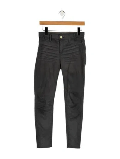 Pre-owned Goldsign Mid-rise Skinny Leg Jeans In Gray